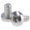 RS PRO A2 304 Stainless Steel Pan Head Pozidriv Machine Screw M5 Thread 8mm Length 797-6204