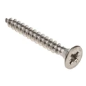 RS PRO Pozidriv Countersunk Stainless Steel Wood Screw, 5 mm Thread Size, 40 mm Length 797-6238