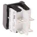 APEM Illuminated DPST On-Off On-Off Rocker Switch Panel 2600 Series Melamine Housing 16A 250V AC Red 2641LP/2A23621L110V