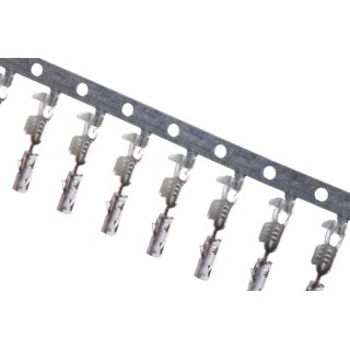 Molex 64323 Series Female Crimp Terminal, 16 AWG Min Wire Size, 14 AWG Max Wire Size, Tin Plated Copper Contact 64323-1039