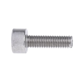 RS PRO Plain Stainless Steel Round Knurled Socket Screw, Hex Socket Drive, Thread M3, Length 10mm, Grade A2, DIN 797-6266