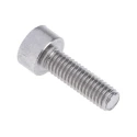 RS PRO Plain Stainless Steel Round Knurled Socket Screw, Hex Socket Drive, Thread M3, Length 10mm, Grade A2, DIN 797-6266
