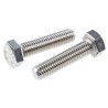 RS PRO Plain Stainless Steel Hex Bolt M8 x 35 mm, A2 Grade, DIN 933, Corrosion Resistant 797-6311
