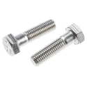 RS PRO Plain Stainless Steel Hex Bolt M12 x 45 mm 304 Grade DIN 931 797-6308