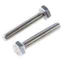 RS PRO Plain Stainless Steel Hex Bolt M6 x 35 mm A2 Grade Corrosion Resistant DIN 933 797-6314