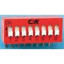 C & K Slide Rotary Coded DIP Switch BD08AV