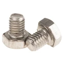 RS PRO Plain Stainless Steel Hex Bolt M8 x 10 mm A2 Grade Corrosion Resistant DIN 933 797-6317
