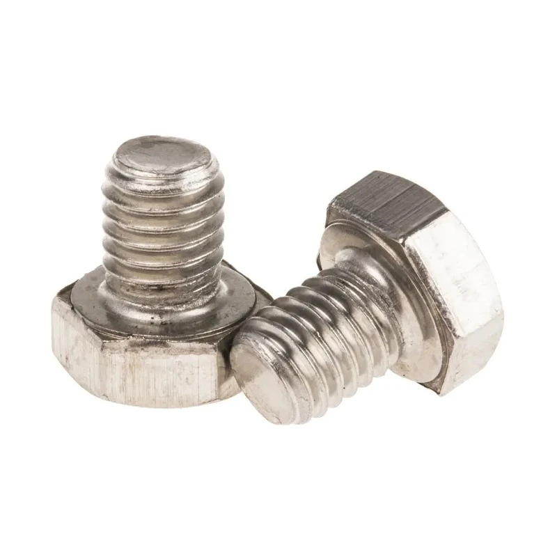 RS PRO Plain Stainless Steel Hex Bolt M8 x 10 mm A2 Grade Corrosion Resistant DIN 933 797-6317