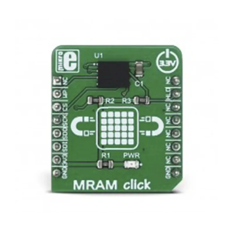 MikroElektronika MRAM MikroBus Click Board Memory Development Kit 2kB SPI UART GPIO MIKROE-2914