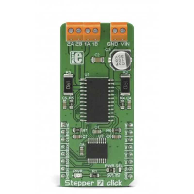 MikroElektronika Development Kit Stepper 7 Click with MTS62C19A Bipolar Step Motor Driver PAC1921