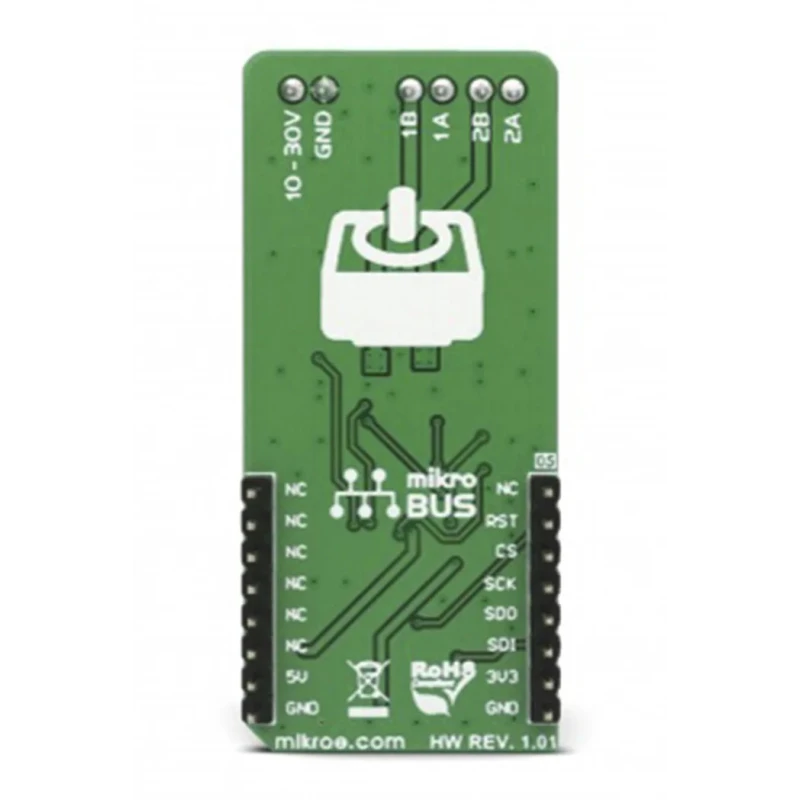 MikroElektronika Development Kit Stepper 7 Click with MTS62C19A Bipolar Step Motor Driver PAC1921