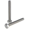 RS PRO Plain Stainless Steel Hex Bolt M8 x 65 mm A2 Grade Plain Finish DIN 933 797-6327