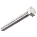 RS PRO Stainless Steel Hex Bolt M8 x 55 mm Plain Finish DIN 933 797-6323