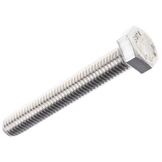 RS PRO Stainless Steel Hex Bolt M8 x 55 mm Plain Finish DIN 933 797-6323