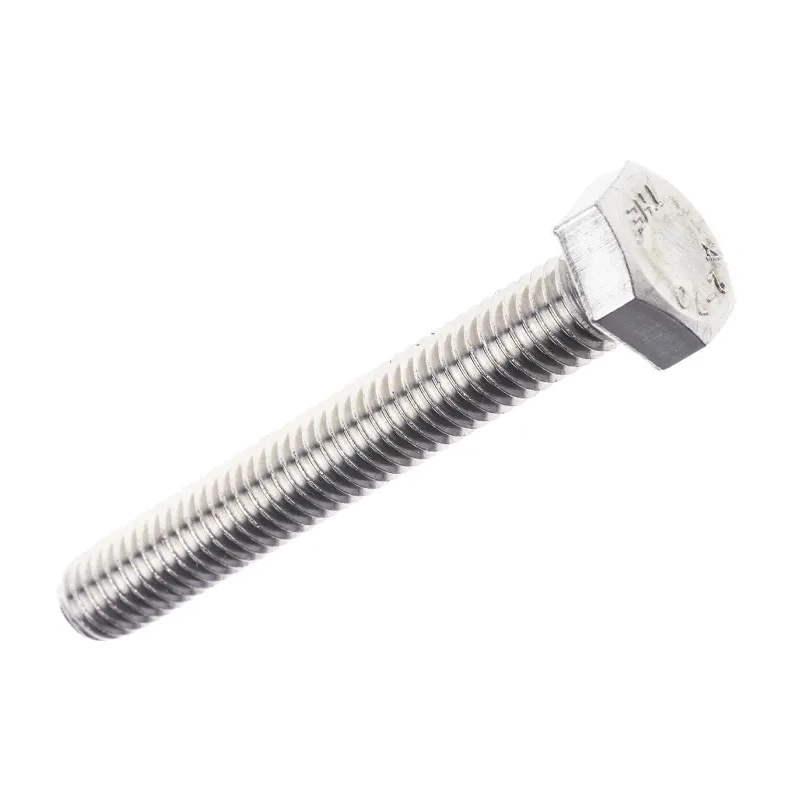 RS PRO Stainless Steel Hex Bolt M8 x 55 mm Plain Finish DIN 933 797-6323