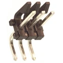 Molex Pin Header KK 396 Series Right Angle Through Hole, 3 Contacts, 3.96 mm Pitch, 1 Row, Unshrouded 26-48-1036