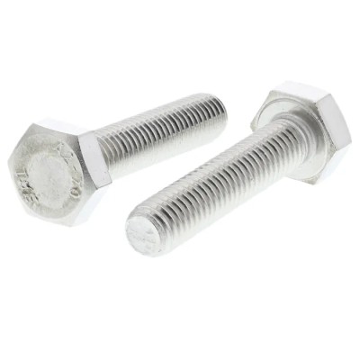 RS PRO Plain Stainless Steel Hex Bolt M10 x 45 mm A2 Grade DIN 933 797-6339