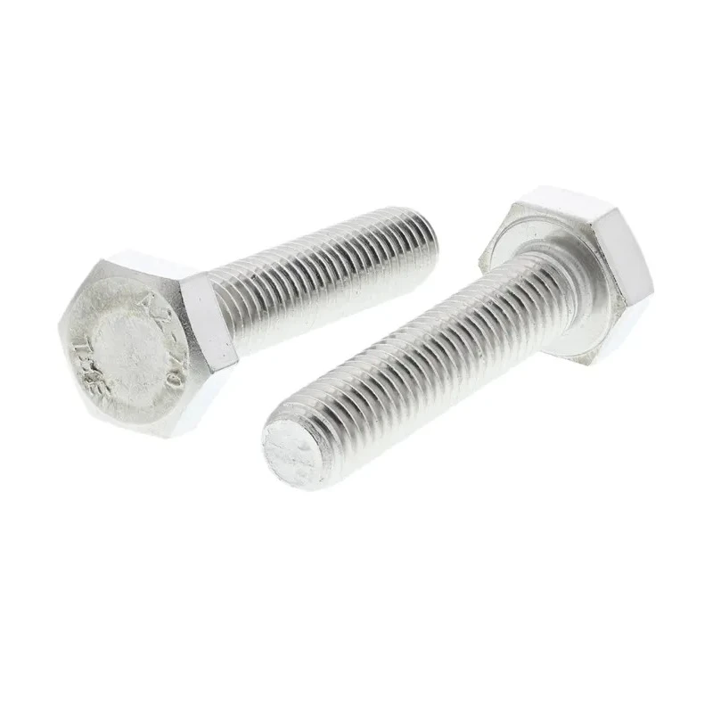 RS PRO Plain Stainless Steel Hex Bolt M10 x 45 mm A2 Grade DIN 933 797-6339