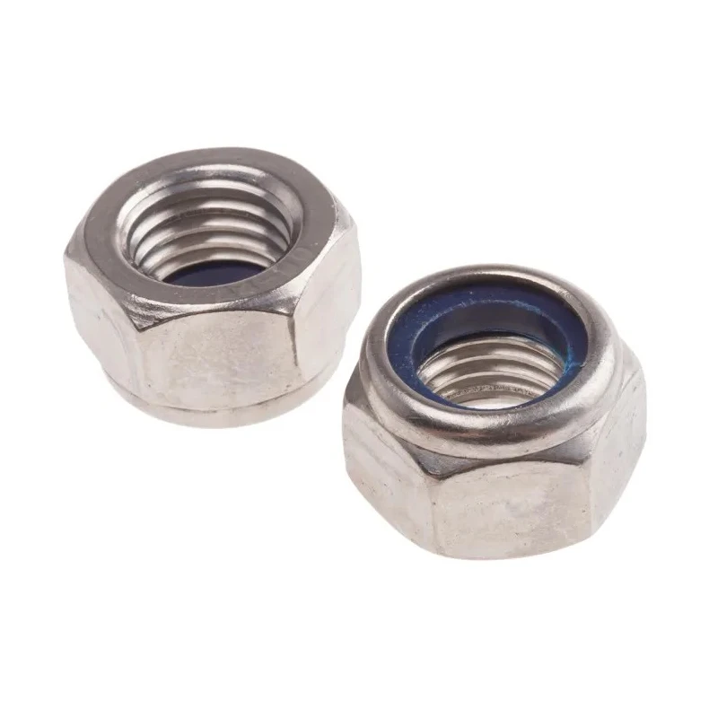 RS PRO Stainless Steel Self-Locking Nylon Insert Locknut M16, DIN 985, Grade A4, Plain Finish 797-6377