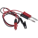 Teishin Electric Crocodile Clip Lead Black Red 500mm Lead Length TLA-26