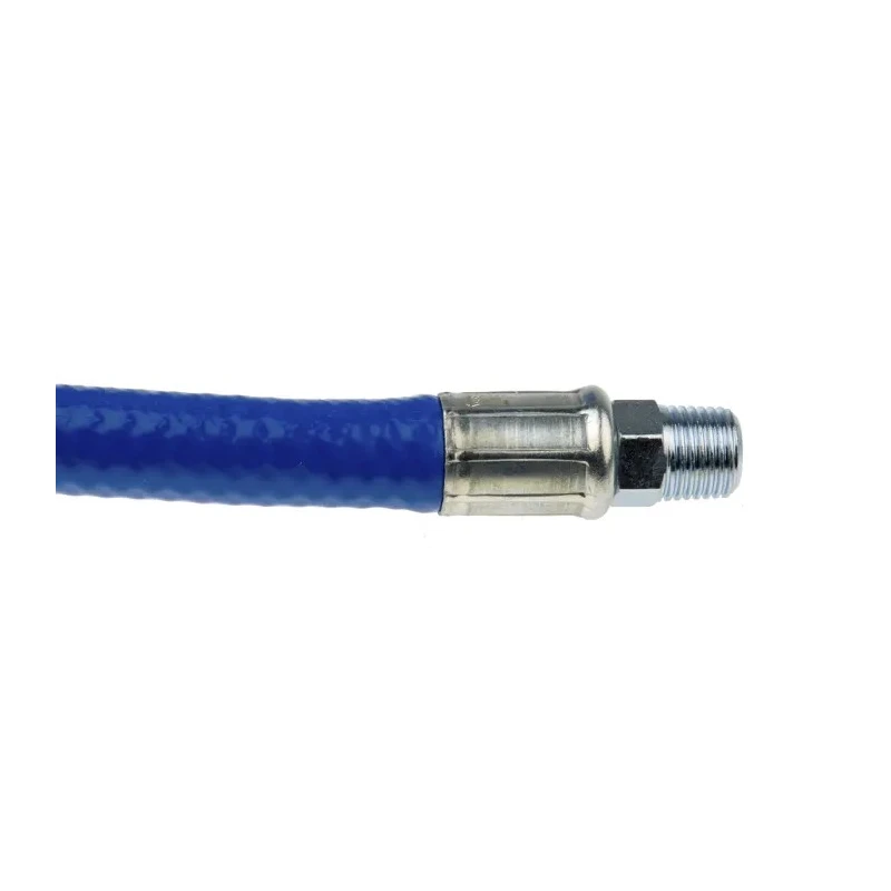 RS PRO Flexible Hose Blue PVC Reinforced, Male 1/4 in BSPT Connection, 20 bar Pressure, 30 m Length 174-5723