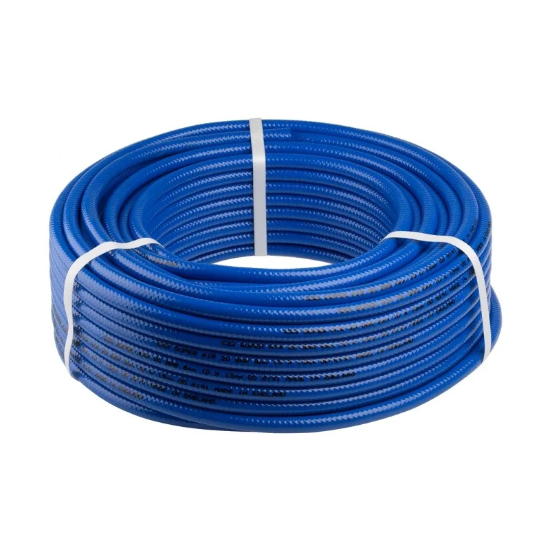 RS PRO Blue Polyvinyl Chloride Hose Pipe 50m Length 20 bar Pressure 13mm Outside Diameter 8mm Inside Diameter 174-5725
