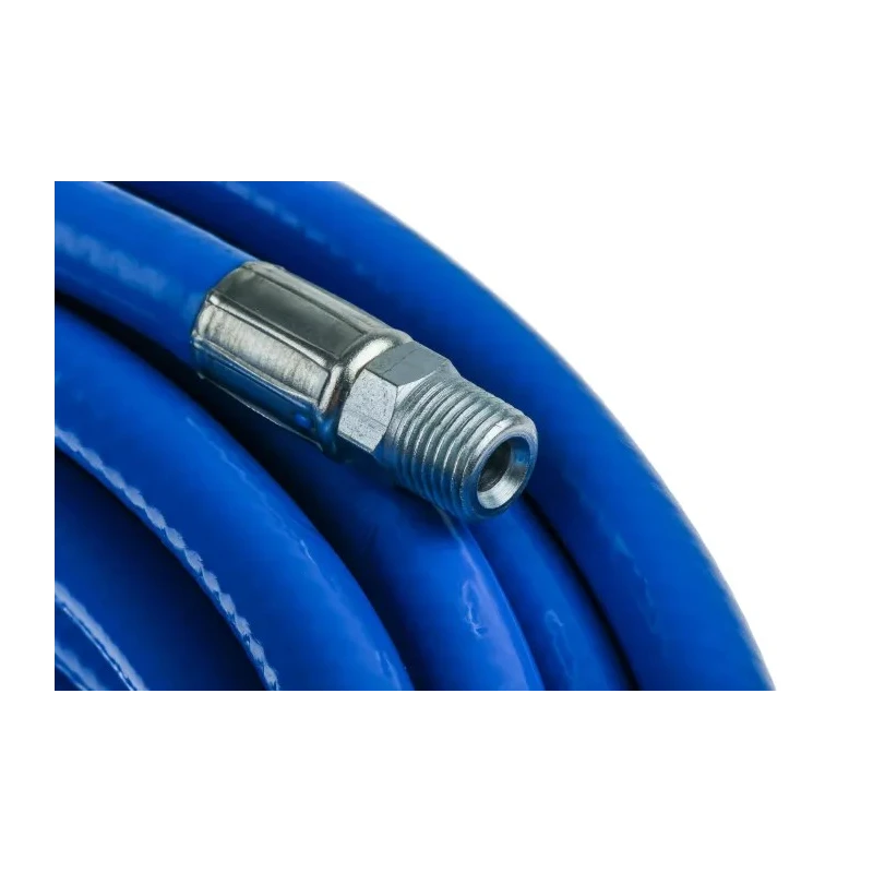 RS PRO Flexible Hose, Male 1/4 in BSPT Male to Male, Blue, 20 bar Pressure, 30 m Length 174-5724