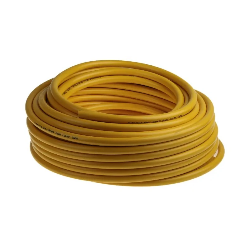 RS PRO Compressed Air Pipe Yellow Polyvinyl Chloride, Polyurethane 6 mm 30 m WST Series 174-5731