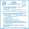 SCS Blue Paper ESD Label Moisture Sensitive Caution Label 102 mm x 102 mm 113LABEL