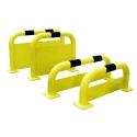 RS PRO Steel Black and Yellow Safety Barrier Safety Railing 174-5902