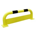 RS PRO Black Yellow Steel Safety Barrier Safety Railing 1m Length 350mm Height 76mm Diameter 174-5901