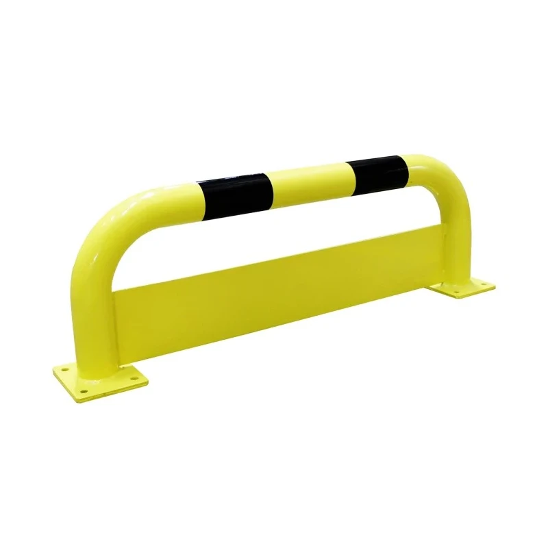 RS PRO Black Yellow Steel Safety Barrier Safety Railing 1m Length 350mm Height 76mm Diameter 174-5901