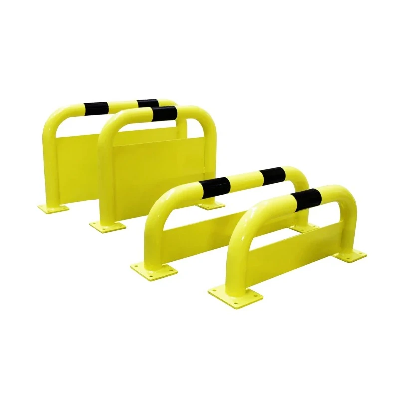 RS PRO Black Yellow Steel Safety Barrier Safety Railing 1m Length 350mm Height 76mm Diameter 174-5901