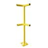RS PRO Yellow Steel Safety Barrier Safety Railing 1m Height 40mm Diameter 200mm Width 200mm Length 174-5916