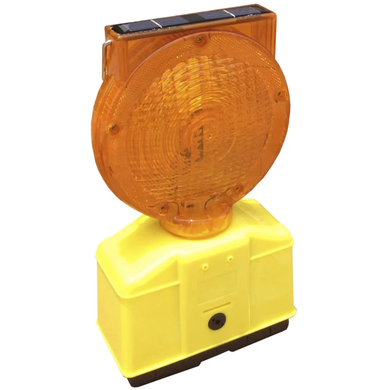 RS PRO Yellow 330 mm Solar Powered Construction Lamp 174-5937