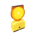RS PRO Yellow 330 mm Solar Powered Construction Lamp 174-5937
