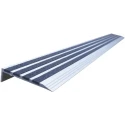 RS PRO Black Stair Nosing Aluminium Quartz Sand Anti-Slip Finish 900 mm x 600 mm x 5 mm 174-5941