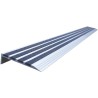 RS PRO Black Stair Nosing Aluminium Quartz Sand Anti-Slip Finish 900 mm x 600 mm x 5 mm 174-5941