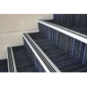 RS PRO Black Stair Nosing Aluminium Quartz Sand Anti-Slip Finish 900 mm x 600 mm x 5 mm 174-5941