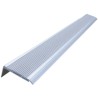 RS Pro Grey Aluminium Stair Nosing Polyvinyl Chloride Anti-Slip Finish 900 mm x 100 mm x 3 mm 174-5943