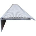RS Pro Grey Aluminium Stair Nosing Polyvinyl Chloride Anti-Slip Finish 900 mm x 100 mm x 3 mm 174-5943