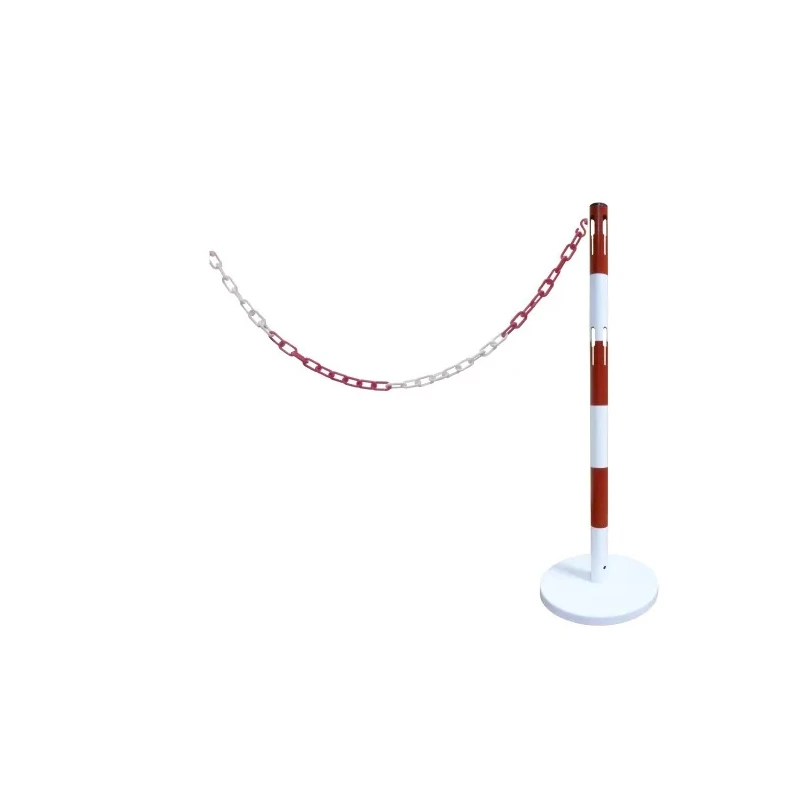 RS PRO Steel White and Red Safety Post 2 m Length 1 m Height 174-5950
