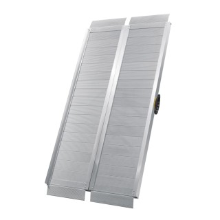 RS PRO Aluminium Foldable Wheelchair Ramp, 710mm Width, 1.22m Length, 272kg Maximum Load 174-5960
