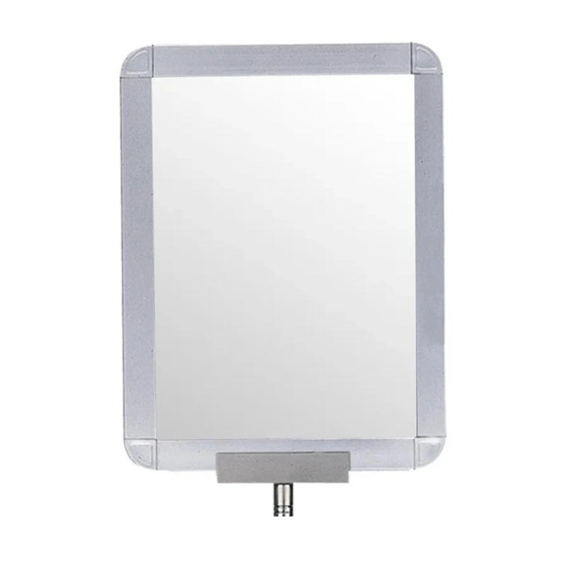 RS PRO Silver Aluminium Barrier & Stanchion Sign Frame Sign Holder 210x250x340mm 174-5981