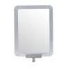 RS PRO Silver Aluminium Barrier & Stanchion Sign Frame Sign Holder 210x250x340mm 174-5981