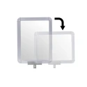 RS PRO Silver Aluminium Barrier & Stanchion Sign Frame Sign Holder 210x250x340mm 174-5981