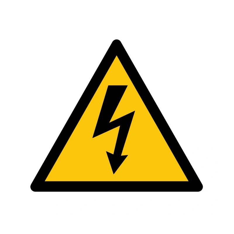 RS PRO Electrical Hazard Self-Adhesive Floor Sign Polyvinyl Chloride 500mm x 500mm 174-5991
