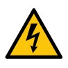 RS PRO Electrical Hazard Self-Adhesive Floor Sign Polyvinyl Chloride 500mm x 500mm 174-5991