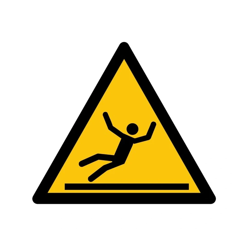 RS PRO Hazard & Warning Floor Sticker Self-Adhesive 500mm x 500mm Polyvinyl Chloride 174-5992