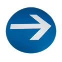 RS PRO Polyvinyl Chloride Self-Adhesive Mandatory Sign 5mm Width 2mm Height 174-5997